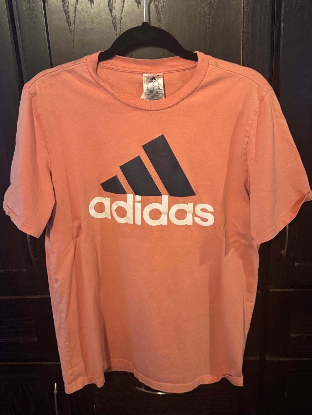 adidas Coral Short-Sleeve Logo Tee